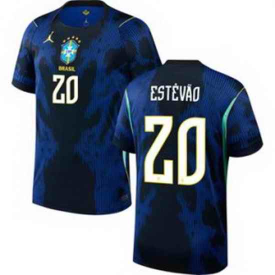 Women 20 Brazil National Team Estevao Willian 2026 Home Jersey 2